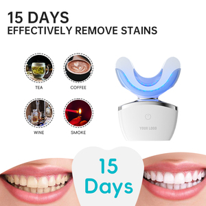 Kit Sbiancante per Denti con Luce LED, Dispositivo Sbiancante Domestico, Custodia con Ricarica Wireless, Impermeabile IPX7, Kit Sbiancante per Denti Sicuro OEM - Product Image 6