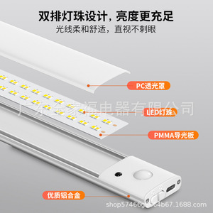 Led Cabinet Light 6V DC Magnetic Sticker Mount Matte Finish <b>Downlight</b> For Kitchen Closet Display Shelf - Product Image 4