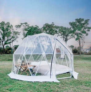 Tentes de vacances imperméables à l'épreuve du vent de 3.6m, tentes à baldaquin debout rondes en PVC, tente dôme pop-up pour camping en plein air, vente en gros - Product Image 2