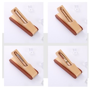 IStapromo Gifts High Quality Eco Friendly Switch Gift Executive Customised Roller Ballpoint Blanks Luxury <b>Wooden</b> Box Wood <b>Pen</b> - Product Image 3