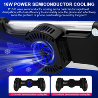 Gamepad per Cellulare BSP-D10 con Doppia Vibrazione, Joystick Multifunzione Estensibile per Android, iOS, SWITCH, PC, PS3, PS4