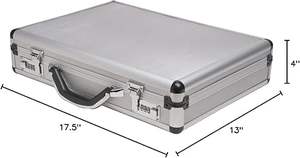Multi Purpose Aluminum Alloy <strong>Briefcase</strong> Metal Toolbox Foam Protective Sleeve Security Code Lock - Product Image 3