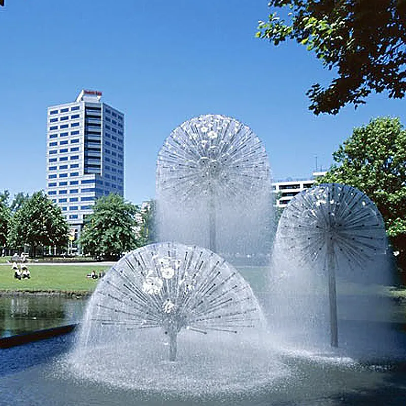Best selling products in japan Large Crystal Ball dandelion fountain for home decoration