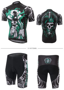 Combinaison de cyclisme unisexe personnalisée OEM ODM, extensible dans quatre directions, respirante, coupe ample, impression par sublimation intégrale, polyester et élasthanne, pour VTT - Product Image 3