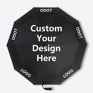Chinese Colored Automatic Big Wholesale Anti Uv Sombrillas <b>Windproof</b> With Logo Custom Print Paraguas <b>Umbrellas</b> for the Rain - Product Image 4