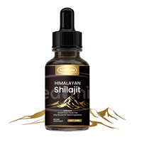 Complément alimentaire naturel à base d'or, marque privée OEM, extrait de Shilajit, résine de Shilajit de l'Himalaya, gouttes liquides