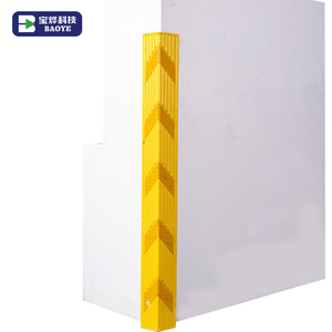 Protections d'angle de sécurité Baoye pour garage, garde-murs en plastique et caoutchouc, moulés par compression prismatique haute intensité, personnalisés pour routes - Product Image 3