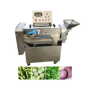 Commercial vegetable slicer potato chips cube cutter electric veggies onion chopper cutting machine price