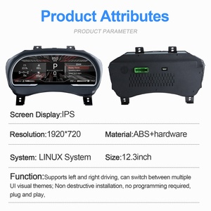 Navihua Digital Cluster <b>for</b> Cadillac ATS ATS-L 2014-2017 <b>Car</b> Dashboard Instrument Cluster LCD Virtual Cockpit <b>Speedometer</b> Meter - Product Image 5