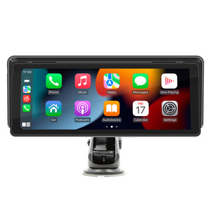 Karadar B5313 Xách Tay 10 "Xe Đài Phát Thanh Tự Động MP5 Máy Nghe Nhạc Không Dây Carplay Android Bảng Điều Khiển Gương Liên Kết Wifi/BT Xe Cho DVD Máy Nghe Nhạc - Product Image 1