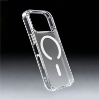Coque rigide en verre trempé 9H Premium avec anneau magnétique anti-rayures et anti-jaunissement, finition mate cristalline pour iPhone 16 17 18 Pro Max