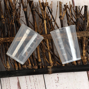 Plastic Measuring Cup 50ml Graduated For Laboratory Use PP Material - Product Image 1