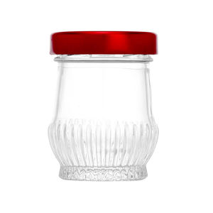 Exquisito Frasco de Vidrio Blanco de Boca Ancha de 50ml 75ml 100ml para Almacenamiento de Alimentos, Nido de Pájaro, Mermelada, Especias, con Tapa de Rosca y Base Grabada - Product Image 3