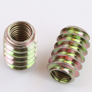 Tuerca Roscada de Acero al Carbono Galvanizado en Zinc M6 para Muebles de Madera, Varios Tamaños Métricos, Venta Caliente de Fábrica - Product Image 2