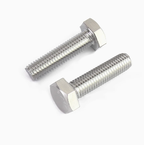 도매 스테인리스 스틸 육각 볼트, 전체 나사산 플레인 마감, 8등급, ISO9001 표준 사이즈 - Product Image 2