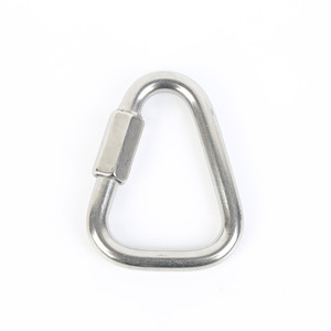 Vente en gros d'anneau de connexion à <span class=keywords><strong>maillon</strong></span> <span class=keywords><strong>rapide</strong></span> en acier inoxydable 304 boucle de verrouillage triangulaire <span class=keywords><strong>rapide</strong></span> chaîne de verrouillage d'alpinisme pour l'<span class=keywords><strong>escalade</strong></span> - Product Image 5