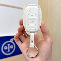 Housse de clé de voiture en cuir Kunasi, porte-clés et étui pour Volkswagen Beetle/Jetta/Passat/ avec façonnage 3D