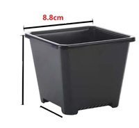 Pot bunga plastik kotak Mini