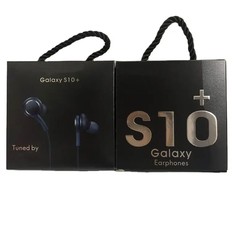 AKG หูฟังสเตอริโอเกลียวไนลอนคุณภาพสูง,หูฟังขนาด3.5มม. สำหรับ Samsung S10 S8 S4 S6