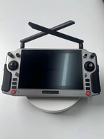 Télécommande portable en métal HA07 avec affichage numérique LED automatique, portée de contrôle de 10 km, liaison de données intégrée pour UAV/UGV