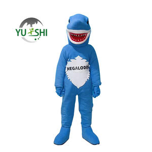 Vêtements de mascotte de requin personnalisés personnage de dessin animé <span class=keywords><strong>patrouille</strong></span> grands costumes de mascotte de requin blanc pour adultes - Product Image 1