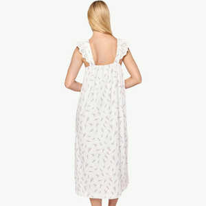 فستان ليلي من القطن عالي الجودة للنساء متعدد الاستخدامات وعصري ملابس نوم فضفاضة وناعمة - Product Image 2