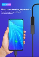 Cable de Extensión Tipo C 4K60Hz 100W PD Carga Rápida 20Gbps USB 3.2 Gen2 USB C Macho a USB C Hembra
