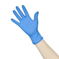 Reinigungs-Nitrilhandschuhe vom Hersteller: Wasserdichte, Ölbeständige, Eisblaue Einweg-Nitrilhandschuhe für die Tierpflege, Puderfrei