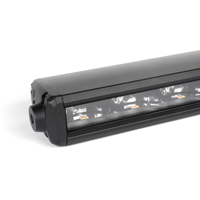 Calandre super mince en ambre + blanc, barre lumineuse led 20 pouces