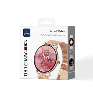 Reloj Inteligente Gimas WIWU SW07 con Pantalla AMOLED para Monitoreo de Frecuencia Cardíaca y Oxígeno en Sangre, Resistente al Agua, Venta al Por Mayor - Product Image 2