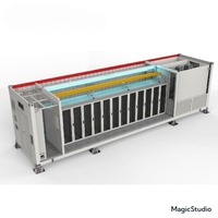 Modèle de centre de données intelligent modulaire mobile conteneurisé de télécommunications d'urgence de la marque SZT, modèle SZT-2000, monté sur véhicule