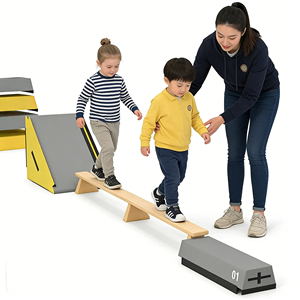 Équipement de terrain de jeu personnalisable, obstacles de guerrier <span class=keywords><strong>ninja</strong></span> pour enfants en plein air, antidérapant pour les enfants, parc extérieur, train d'obstacles - Product Image 3