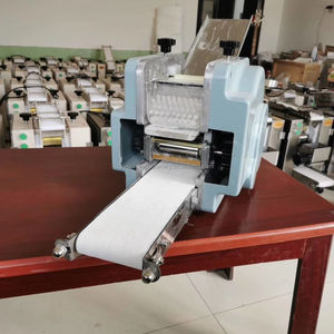 Máquina para hacer fideos con envoltorio de bola de masa hervida Siomai Wonton cuadrado redondo 220V nuevo escritorio para tienda de bolas de masa hervida tienda de alimentos para <span class=keywords><strong>Pizza</strong></span> también - Product Image 6