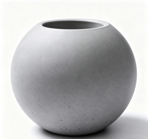 <span class=keywords><strong>Moule</strong></span> en <span class=keywords><strong>silicone</strong></span> HP0092 en forme de sphère ronde pour pot de fleurs en béton fait main, réutilisable pour la décoration de jardin et la culture de plantes succulentes - Product Image 2