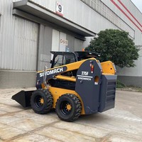 Mini-chargeuse sur pneus 275F neuve, capacité de charge nominale de 1 tonne, machinerie de terrassement, capacité de la benne de 0,45 m³, mini-chargeuse sur pneus