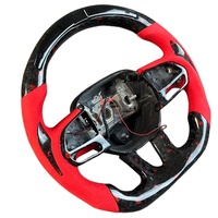 Volant en fibre de carbone et daim forgé pour Dodge Challenger Hellcat Dodge Charger 2013 2014 2015 2016