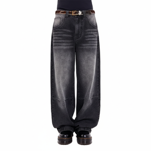 OEM/ODM Baggy de créateur personnalisé pour hommes nouveau manteau pantalon jean de haute qualité jambe large style décontracté fabriqué au Pakistan - Product Image 1