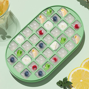 Contenedor <span class=keywords><strong>de</strong></span> Silicona <span class=keywords><strong>para</strong></span> Hielo con Tapa, <span class=keywords><strong>para</strong></span> Refrigerador, Congelador, <span class=keywords><strong>para</strong></span> Hacer <span class=keywords><strong>Paletas</strong></span> <span class=keywords><strong>de</strong></span> Hielo, Cubos <span class=keywords><strong>de</strong></span> Hielo, en Forma Cuadrada - Product Image 3