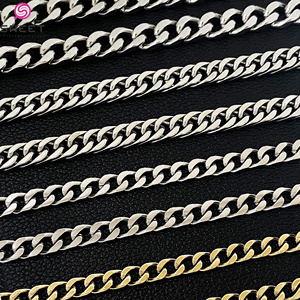 316L Thép Không Gỉ Mạ Vàng 6.5Mm Cuba Liên Kết Chuỗi Vòng Cổ Hợp Thời Trang Punk Phong Cách Unisex Châu Âu Tiêu Chuẩn - Product Image 2