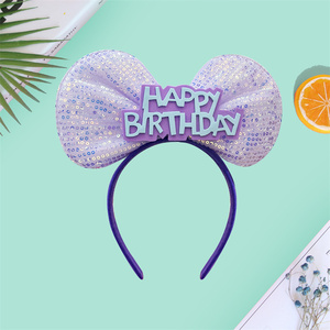Diademas de tela con puntos para fiesta de cumpleaños, accesorios para la cabeza, decoración de sombreros de cumpleaños - Product Image 6