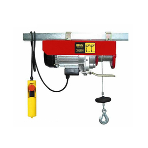 รอกไฟฟ้าขนาดเล็กพกพา 220V พร้อมลวดสลิงเหล็ก รับน้ำหนักได้ 500 กก. - Product Image 1