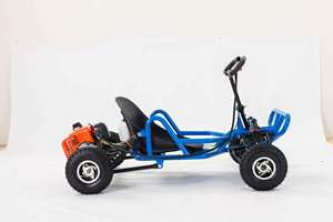 Go Kart Pedal Gas 90CC, UTV All-Terrain, Sepeda Drifting Pantai dengan Mesin Dua Tak, Kecepatan 35km/jam untuk Petualangan Luar Ruangan - Product Image 4