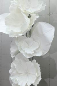 Décoration suspendue, grandes fleurs artificielles en papier pour magasin de bijoux, événement de mariage, fleurs décoratives - Product Image 4