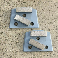 Segment de meulage diamanté de qualité européenne, forme trapézoïdale, pour béton et terrazzo