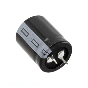 Condensateur à traversée de trou (TH) en aluminium 150 µF 20 % 450 V, référence B43508B5157M000, à fixation par clip, du fabricant Channel - Product Image 1