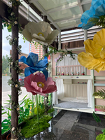 Kleurrijke handgemaakte zachte EVA oversized bloemendecoratie in bulk voor boetieks, winkelcentra & terug-naar-school decoratie