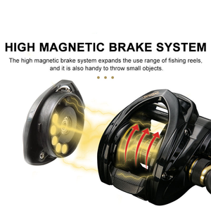 HYD SMAP X 8 + 1BB 6,4: 1 Relación <span class=keywords><strong>de</strong></span> engranajes Max Drag 5kg Carrete <span class=keywords><strong>de</strong></span> <span class=keywords><strong>pesca</strong></span> Baitcasting para la <span class=keywords><strong>venta</strong></span> - Product Image 4