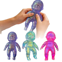 Bola Remas Lambat Kembali Bentuknya Perlengkapan Pesta Halloween Mainan Pereda Stres Warna-Warni Kustom Anti-Stres Sensorik Fidget Produk Terbaru
