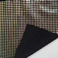 Tissu en satin brillant avec paillettes dentelle perlée et filet pour robes de mariée pour filles
