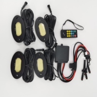 Kingshowstar - Kit de Luces LED Blancas para Roca, 4-20 Piezas, 108 LED Máx., Luces Todoterreno